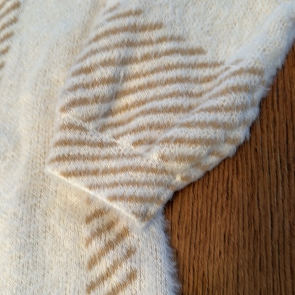 New striped open front long cardigan sweater - Picture 12 of 12